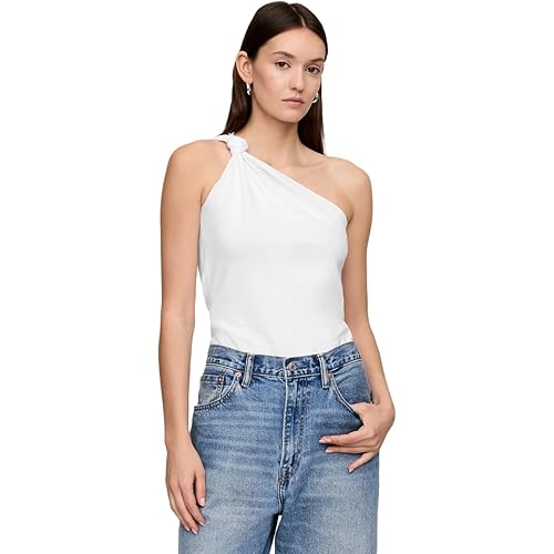 GAP Women's One Shoulder Novelty Tank