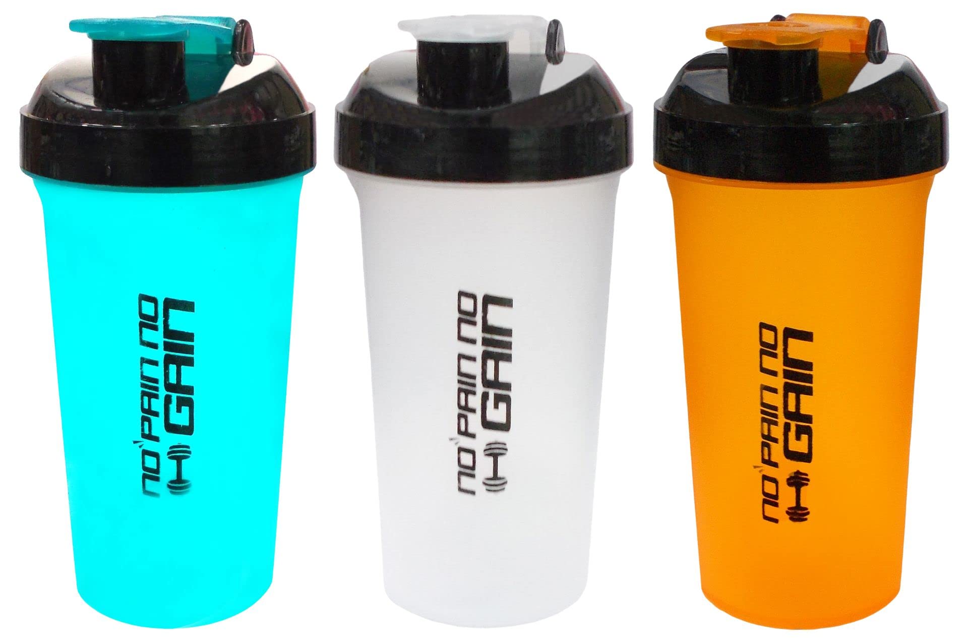 Kotak Sales Shaker Sipper Bottle 700ML Gym Workout Exercise with Mixing Ball Food Grade BPA Free Material Leak proof for Water Juice Protein Powder Mix Measurement Capacity Return Gift (3 Qty)-image-39