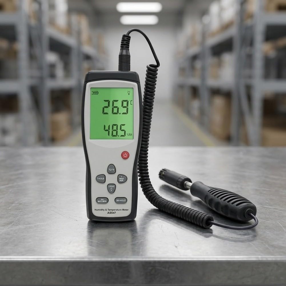 Termohigrómetro digital AS847 temperatura humedad