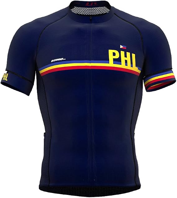 Philippines Code Short Sleeve Cycling PRO Jersey for Men