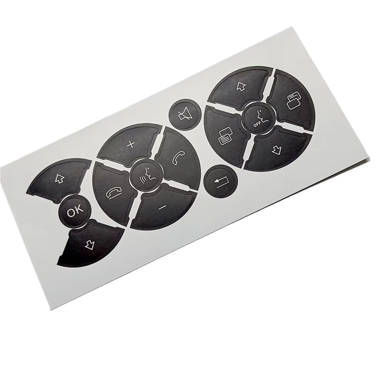 Autocollant bouton volant Mercedes Benz A207 2010-2017 cache - 4
