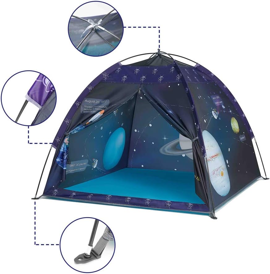Space World Play Tent-Kids Galaxy Dome Tent Playhouse for Boys and Girls Imaginative Play-Astronaut Space for Kids Indoor and Outdoor Fun, Perfect Kid’s Gift- 47" x 47" x 43" : Toys & Games