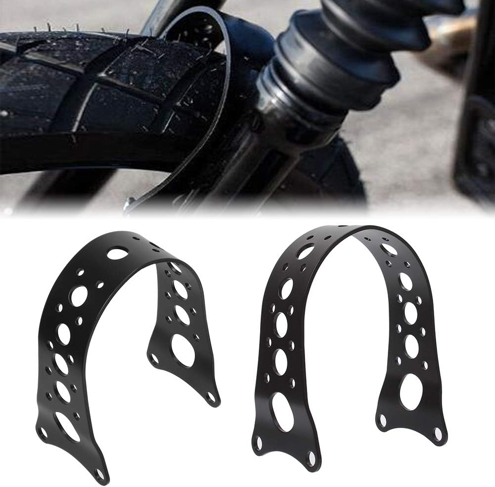 オートバイ フロントフォーク ブレーストラッカー 狭い ハーレーワイドグライドフロントエンド用 19インチまたは21インチ フロント