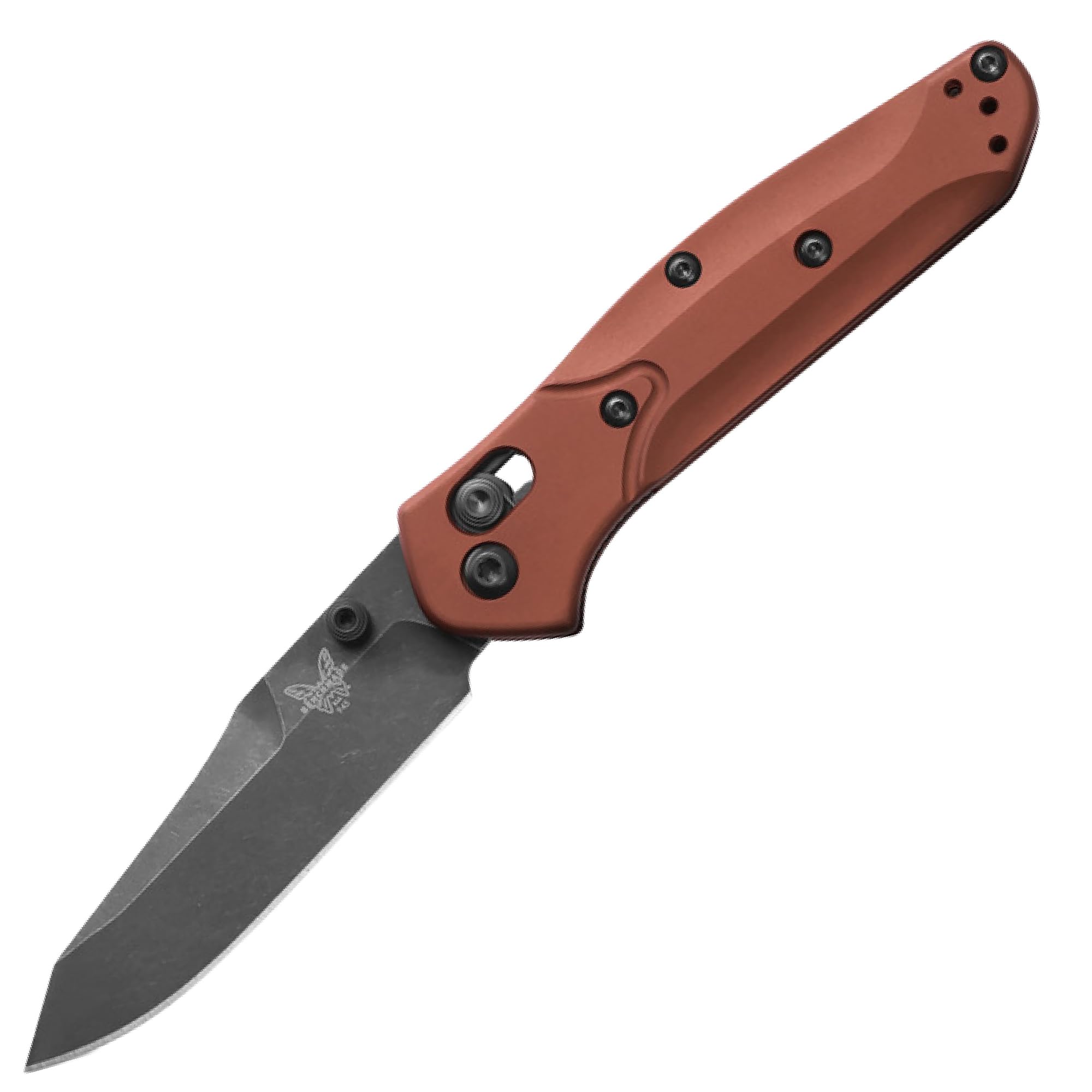 Benchmade - Mini Osborne, Every Day, Outdoor, Folding Knife, Reverse Tanto Blade with Burnt Copper Aluminum Handle (945BK-03)