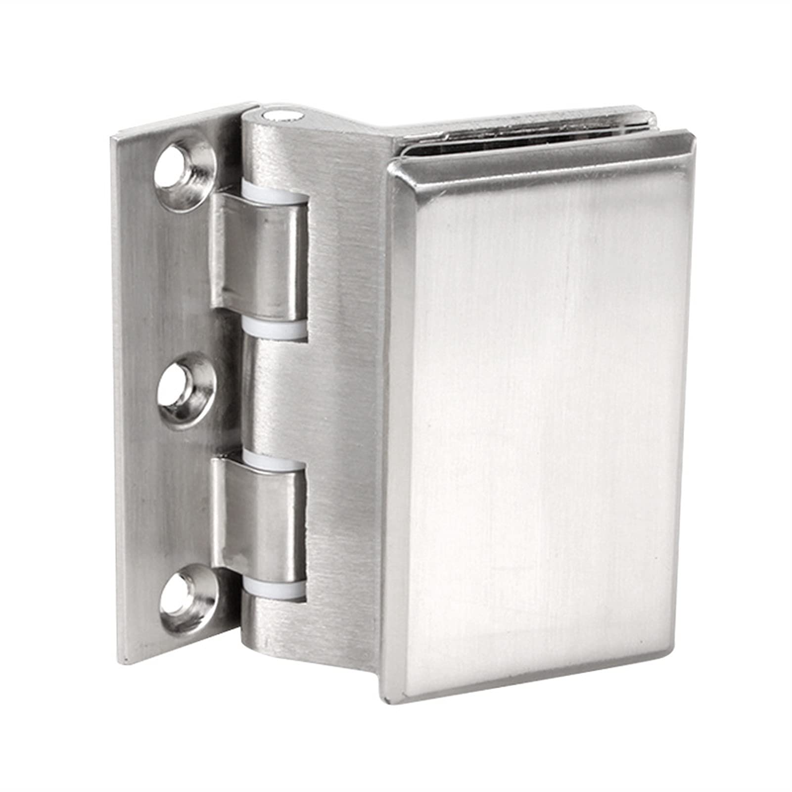 Shundeed Silver 2 Pieces Of Alloy Hinges, Suitable For Glass Doors, Glass Walls, No Rust