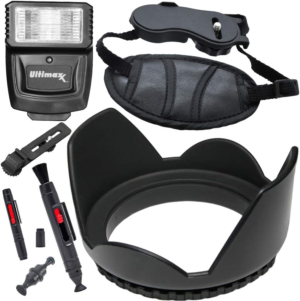 Ultimaxx 58MM Accessory Kit for Canon EOS T8I T7i, T6i, T6s, SL2, SL3, M6, M5, M3, 77D, 750D, 760D, 800D, 200D, 8000D, KISS X8i, & More; Includes: LP-E17 Battery, Filter Kits, & More