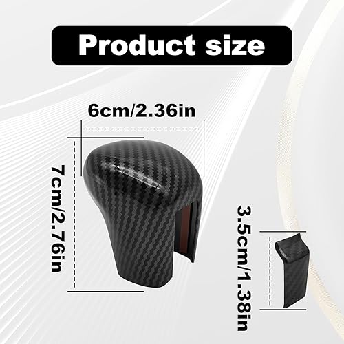 Miniatura 9 de Compatible con Honda Civic Sedan Hatchback Coupé 2021 2020 2019 2018 2017 2016 CVT - Accesorios para palanca de transmisión automática (rojo)