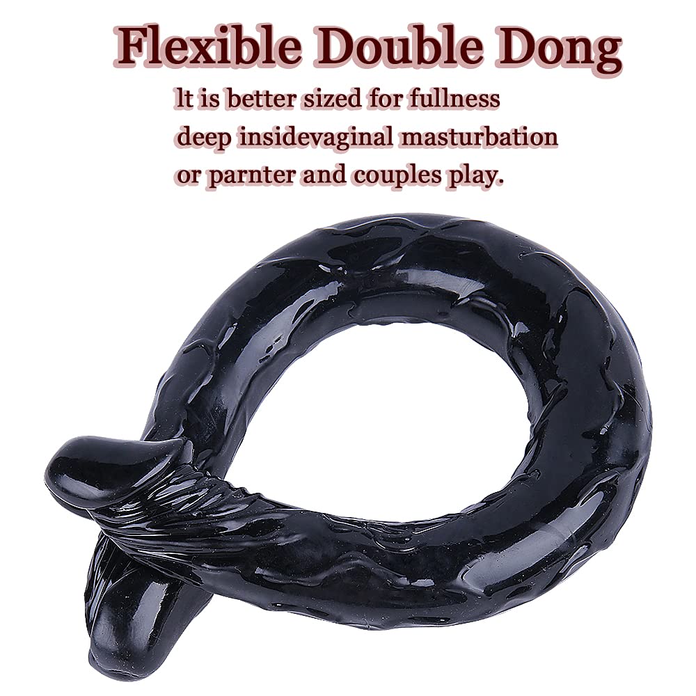 43CM D𝚒lḓ𝚘 a Doppia Testa D𝚒lḓ𝚘 per Donne e Uomini S𝚎x-Tóys Massaggàtóre Giócattóli anali