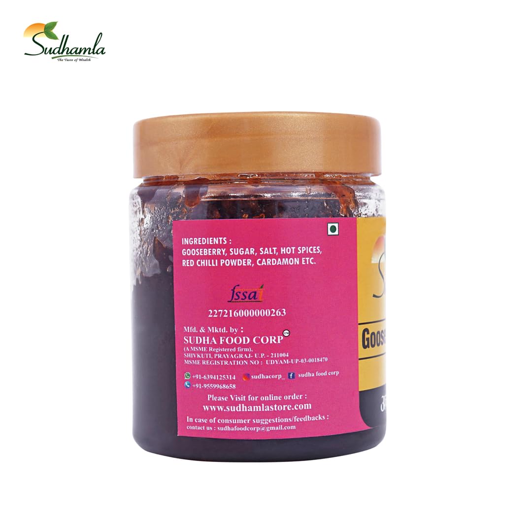 Sudhamla Natural Dried Honey Amla - 100 gm | Premium Juicy Indian Gooseberry | No Sugar Syrup | Sweetened with Mishri & Khand | No Artificial Colors or Flavors | Traditional Grandma’s Recipe 1