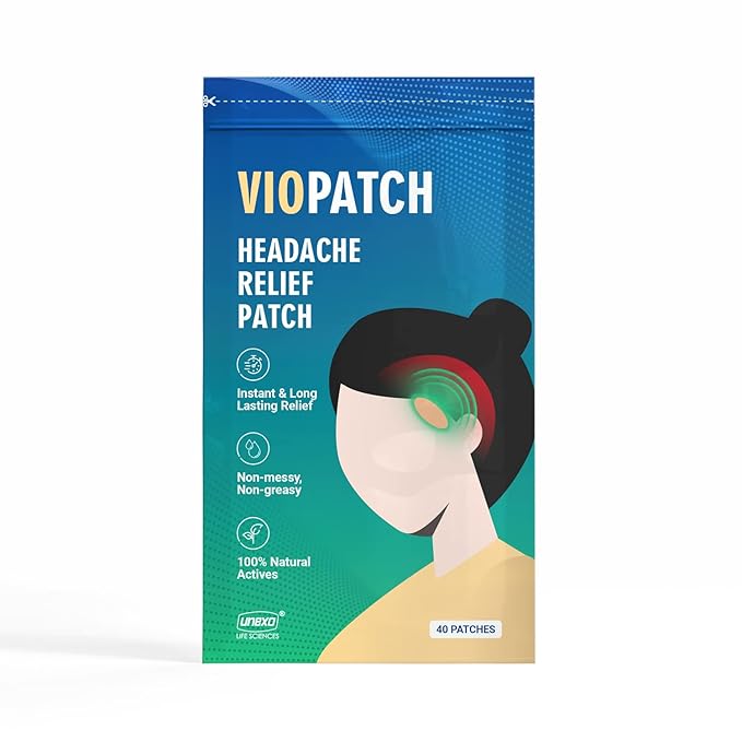 Viopatch Headache Relief Patch 40 Patches For Instant & Long