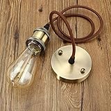 Suspension Info: Moderno, estilo retro, adecuado para lámpara E27 y 110V-240V de voltaje.