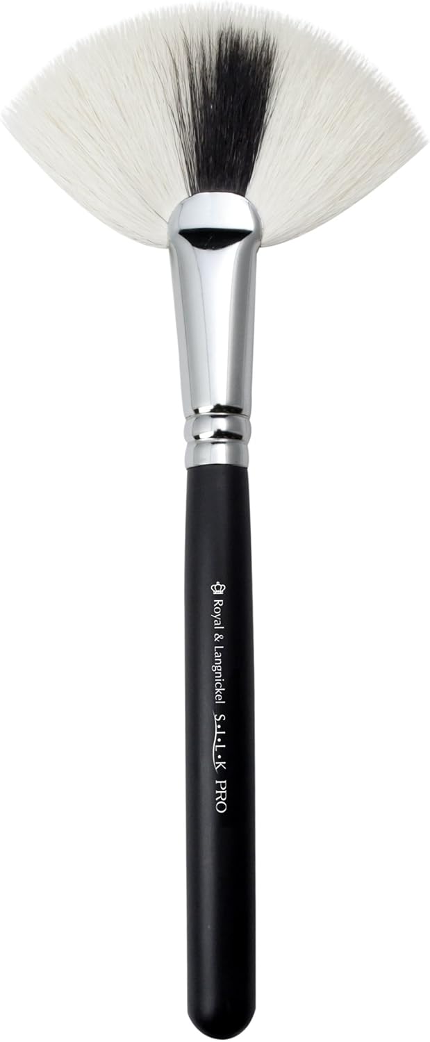 Royal & Langnickel Silk Pro Kabuki Light Bronzer or Powder Fan Brush