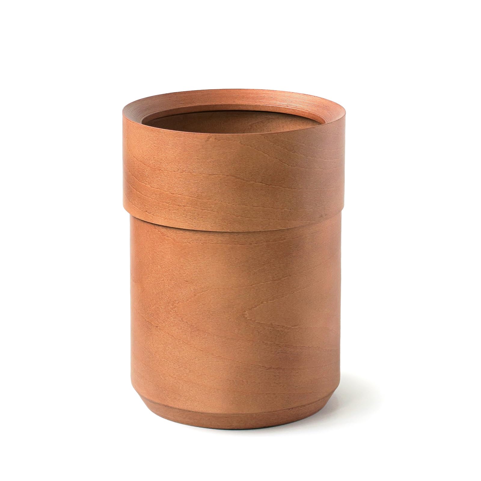 Amazon.co.jp: BUNACO IB-DF417 (Caramel Brown) Trash Can, Made in