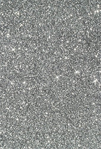 DaShan 5x7ft Polyester Photography Backdrop Bokeh Halos Glitter Spots Silver Wallpaper Romantic Photo