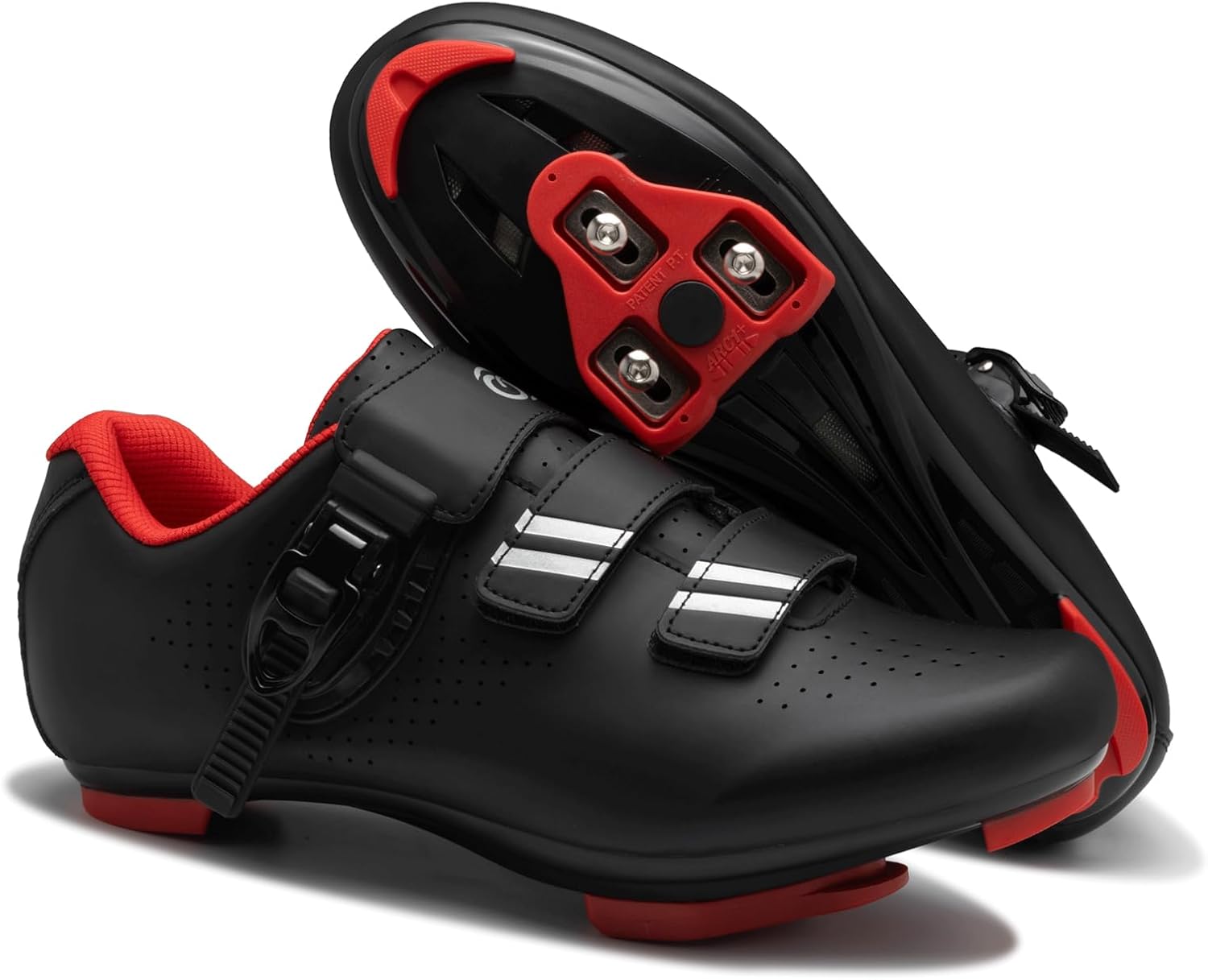 Cycling Shoes for Men Women Compatible with Peloton Bike, Indoor Spin Shoes with Pre-Installed Delta Cleats, Comfortable & Safe Unisex Outdoor Road Cycling Shoes