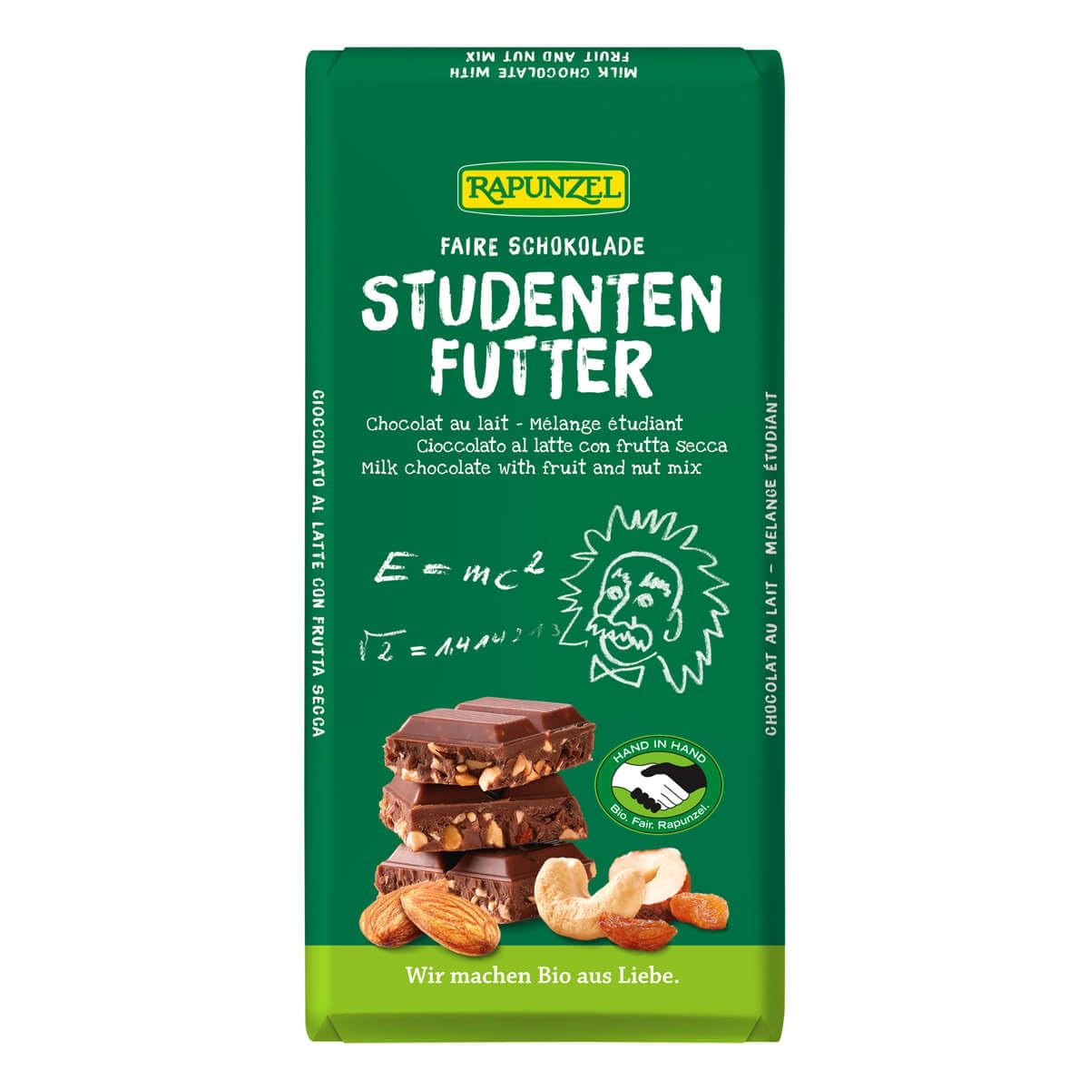 Rapunzel Bio Studentenfutter Schokolade, HIH (6 x 200 gr)