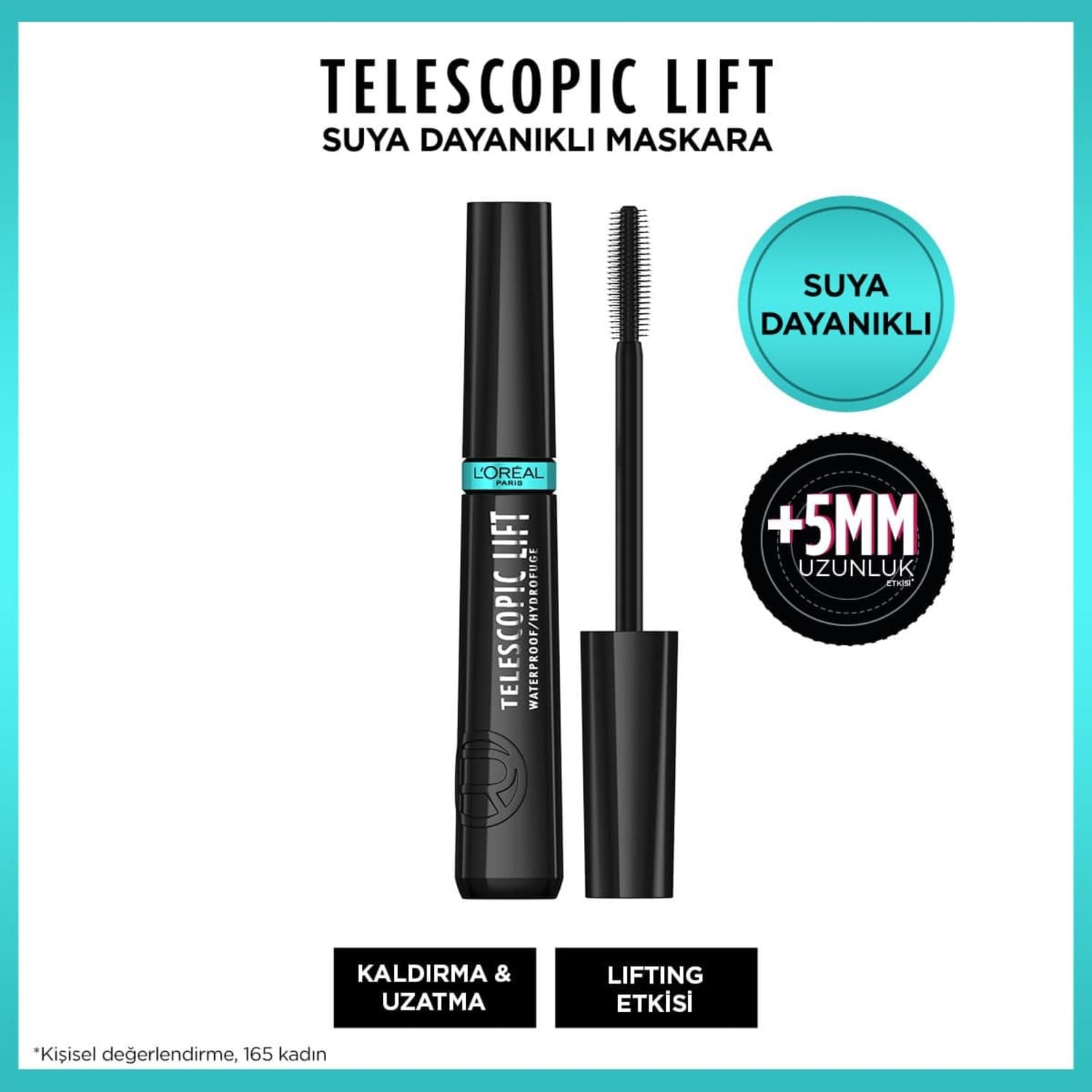L'Oreal Paris Telescopic Lift Waterproof Mascara - Image 2