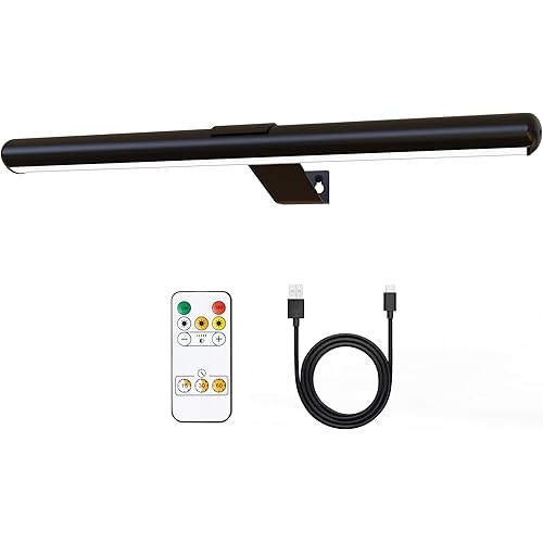 TINTINDOC 16inch Picture Light with Remote,Rechargeable Battery Painting Light for Art Full Metal, Dimmable Timer Led Accent Light 40LEDs for Painting Gallery Dartboard with Patent