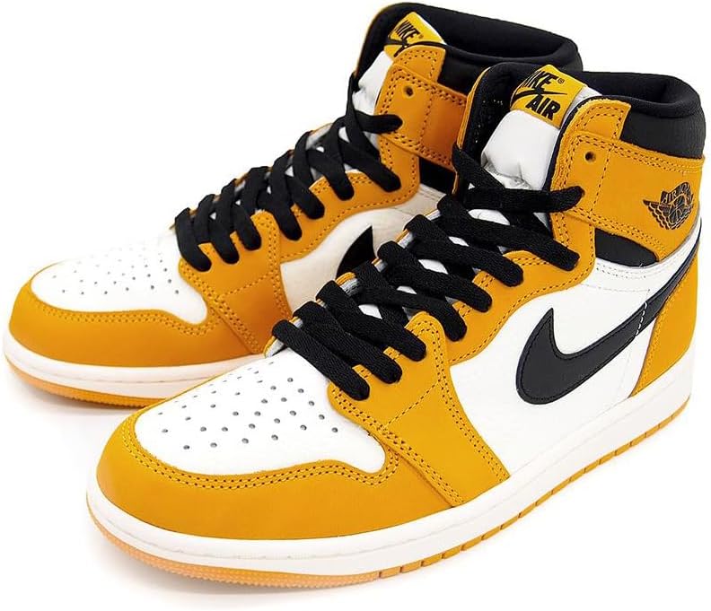 シューズ(男性用) Jordan Retro High OG \"Yellow 26.5 Amazon.com | Air Jordan 1 Retro High OG 'Yellow Toe' US 4