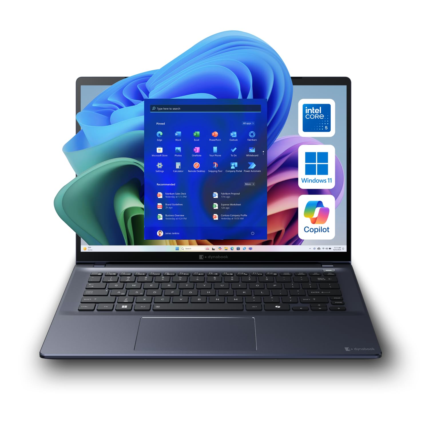 Photo 1 of dynabook Satellite Pro C40-K 14” Business Laptop, Intel Core i7-150U (Up to 5.4GHz), 16GB RAM, 512GB SSD, FHD 1920x1080, Windows 11 Pro, Wi-Fi 6E, USB-C Thunderbolt 4, Lightweight 3.04 lbs
