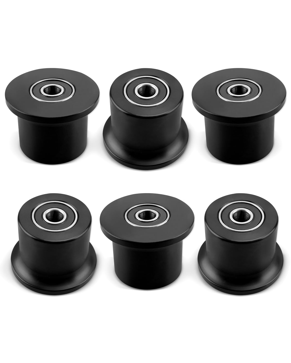 6 Rolling Seat Trolley Wheels, Sliding Seat Bracket Roller, Fit for Pr1000, Elite, Bowflex Home Gym Blaze, Schwinn Comp, Classic, Motivator2, Sport, Conquest, Ultimate2