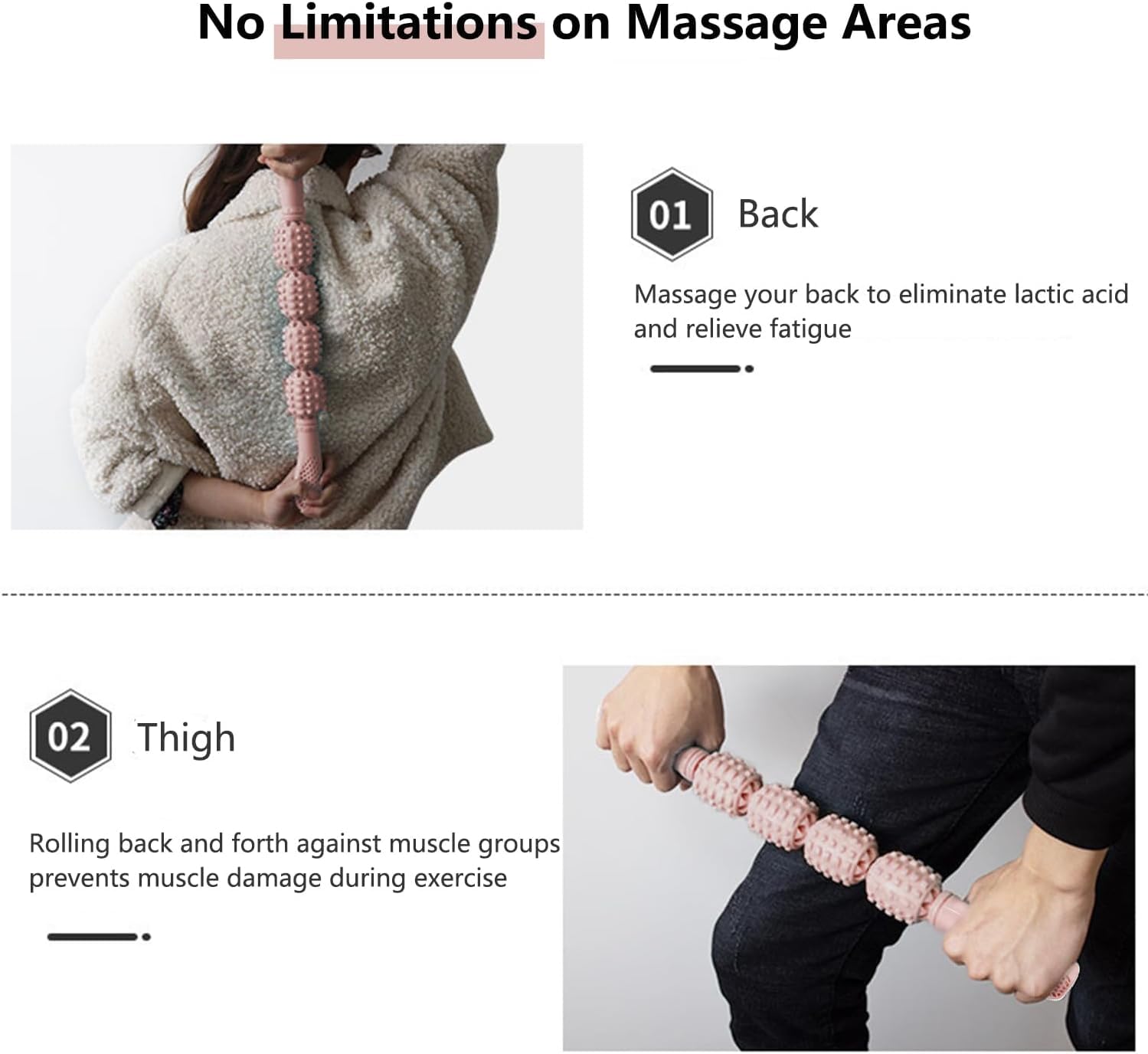 Turbid Deep Tissue Body Massager - Pressure Point Stick for Soreness, Cramping, & Tightness Relief - Foot & Leg Massager for Workout Recovery, Back Pain, Neck, Shoulder, & Cellulite Reduction (46 CM) Turbid Deep Tissue Body Massager - Pressure Point Stick for Soreness, Cramping, & Tightness Relief - Foot & Leg Massager for Workout Recovery, Back Pain, Neck, Shoulder, & Cellulite Reduction (46 CM)