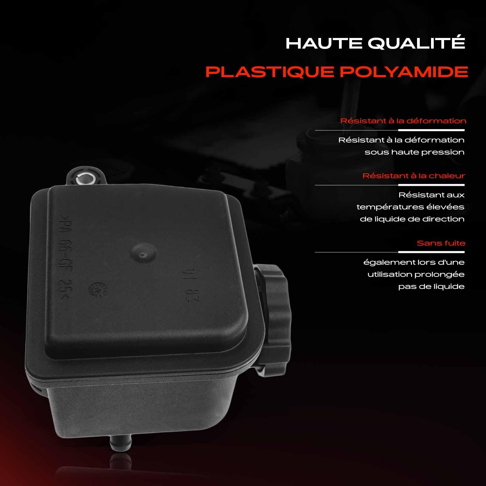 Frankberg Réservoir de Pompe Direction Assistée Compatible avec Classe G W463 Classe C T-modèle S203 Classe E W210 Classe S Coupé C215 Classe M W163 Remplacer# PSR0022