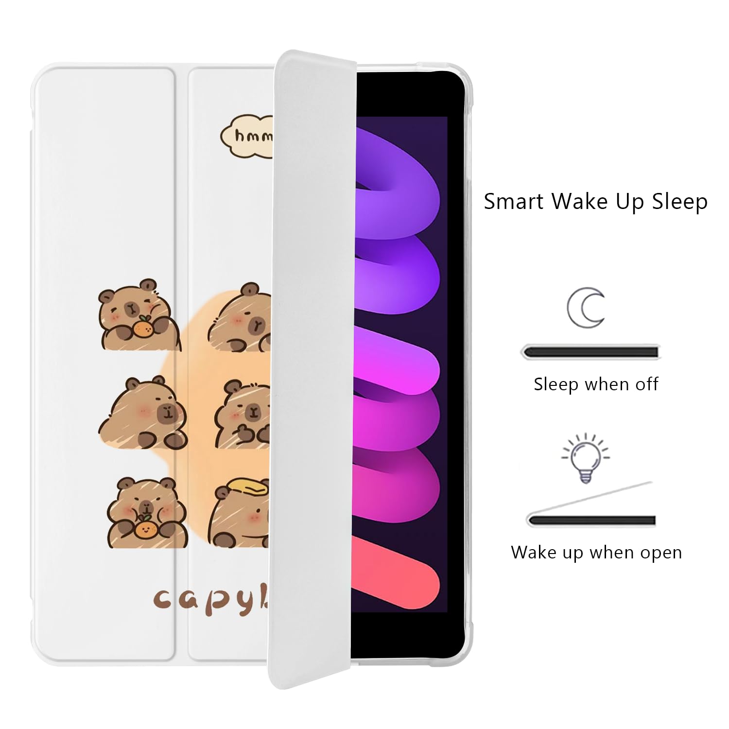 カピバラ様iPad専用 カピバラ様iPad専用 Amazon.com: JOYLAND Cute Capybara Pattern Case