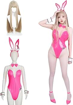勝利の女神 NIKKE バイパー トキシックラビット バニー コスプレ衣装 勝利の女神：NIKKE」よりピンクバニー姿がセクシーな「バイパー