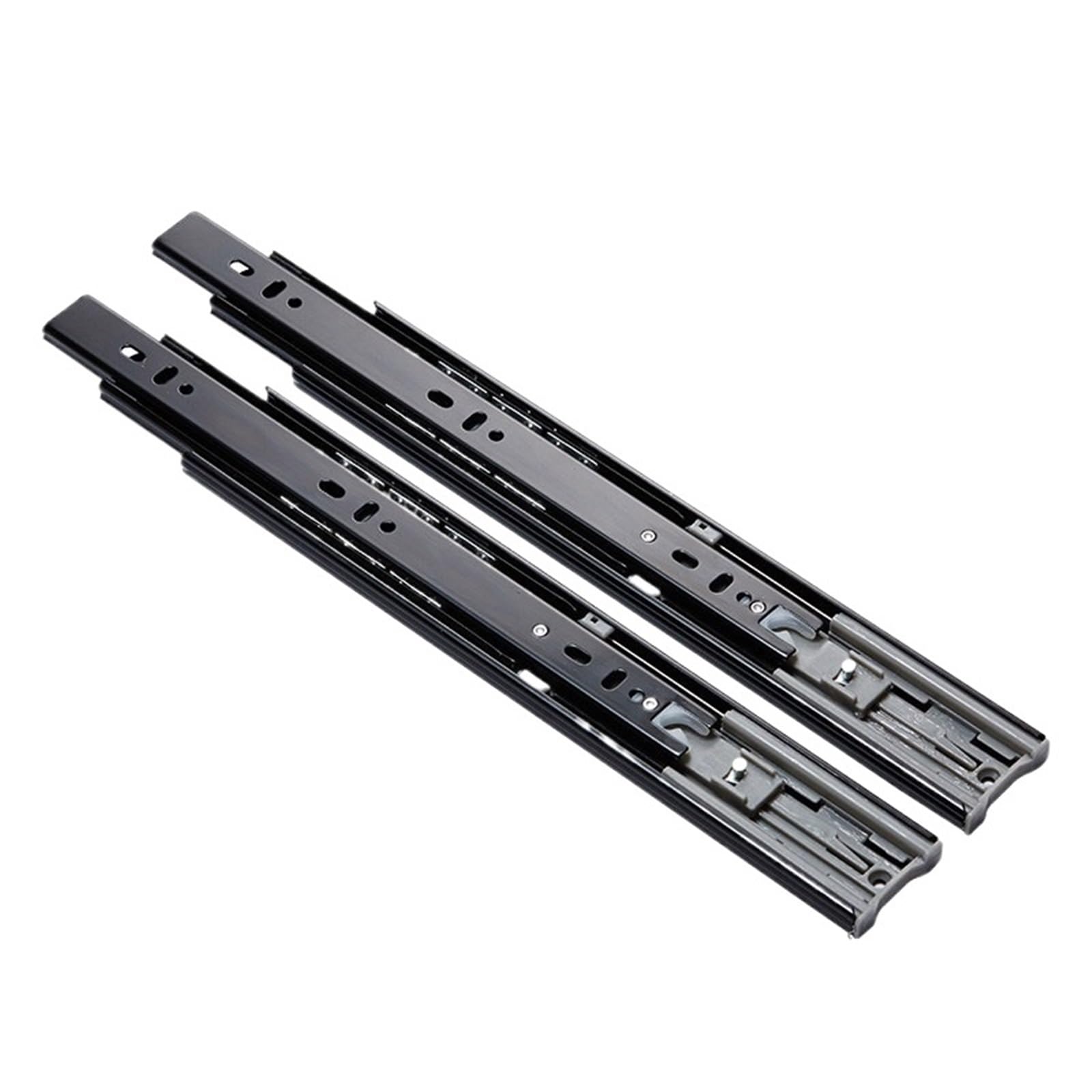Jvnalwnkv One Color Cabinet Drawer Slide Rail，Stainless Steel Rail, Side Mount Ball Bearing Rails 1Pair Full Extension Slides