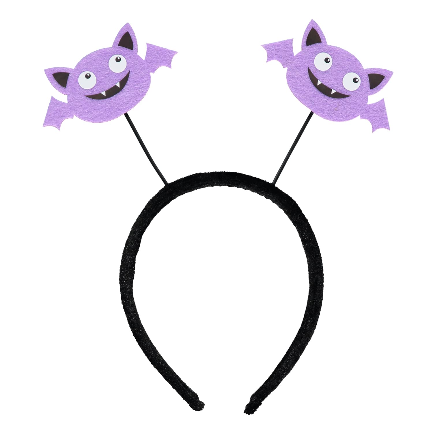 Serre-tête Chauve-souris Violet Pour Enfants - Accessoire Déguisement Halloween, Mignon Et Effrayant