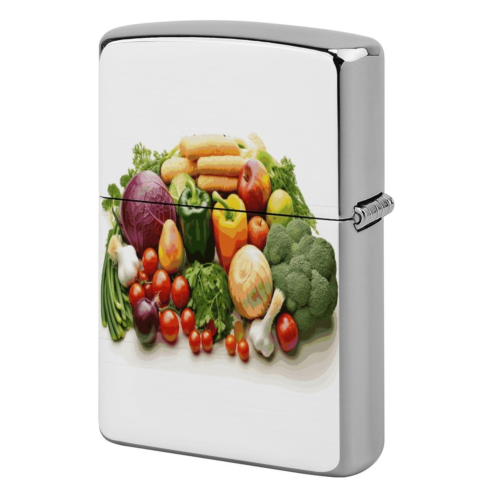 Fekiloot Style Fresh Vegetables And Fruits Lighter Case Cover Lighter Holder