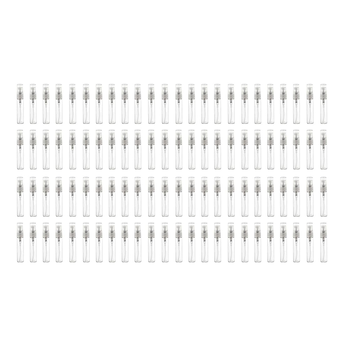 nsb herbals pack of 96-10 ml clear/transparent mini pocket pen mist spray empty bottles refillable bottle sanitizer, perfume, lotion, attar, essential oils, aromatic water, blend, beauty