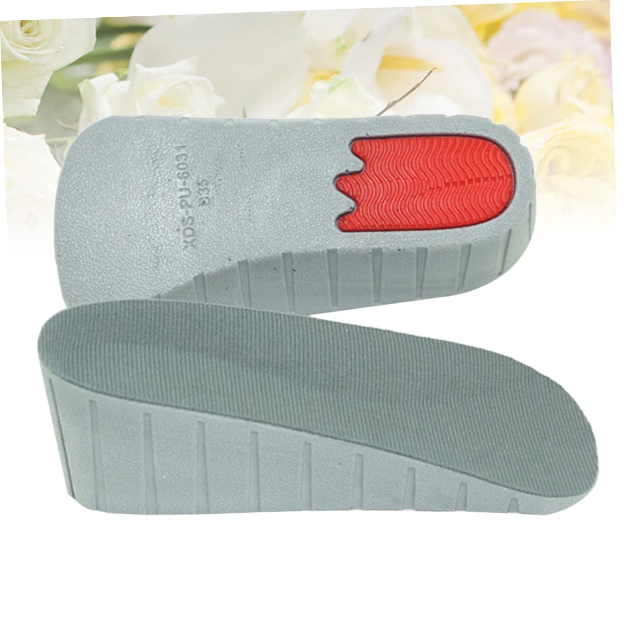 FOMIYES 1 Pair Heightening Insole Invisible Heel Lift Inserts Heel Lift Insoles Elastic Shock Absorption Pads Height Increase Insert Shoe Lift Cushion Shoe Insoles Elasticity Support Pad