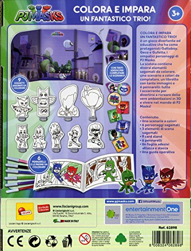 Lisciani Giochi 62898 - PJ Masks Colora e Impara