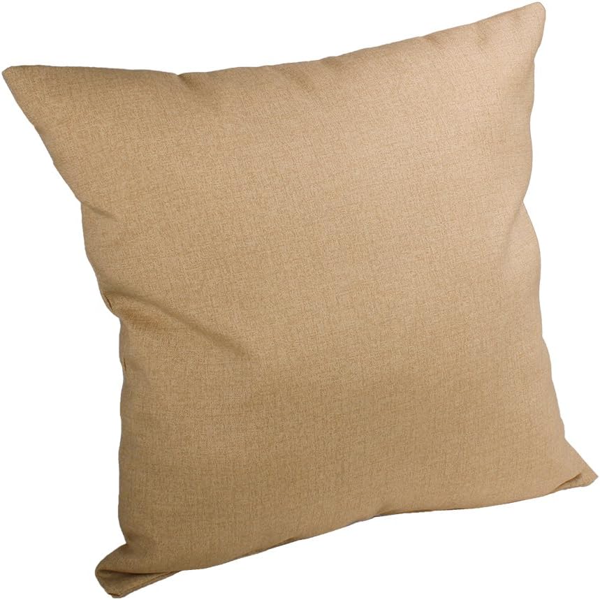 Comfort Classics Spun Polyester Outdoor/Indoor Throw Pillow in Husk Texture Birch Inc.