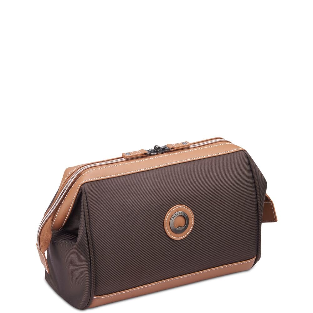 DELSEY PARIS - Chatelet AIR 2.0 - Trousse De Toilette Souple 21 cm x 34 cm x 12 cm - 8 L - XS - Marron