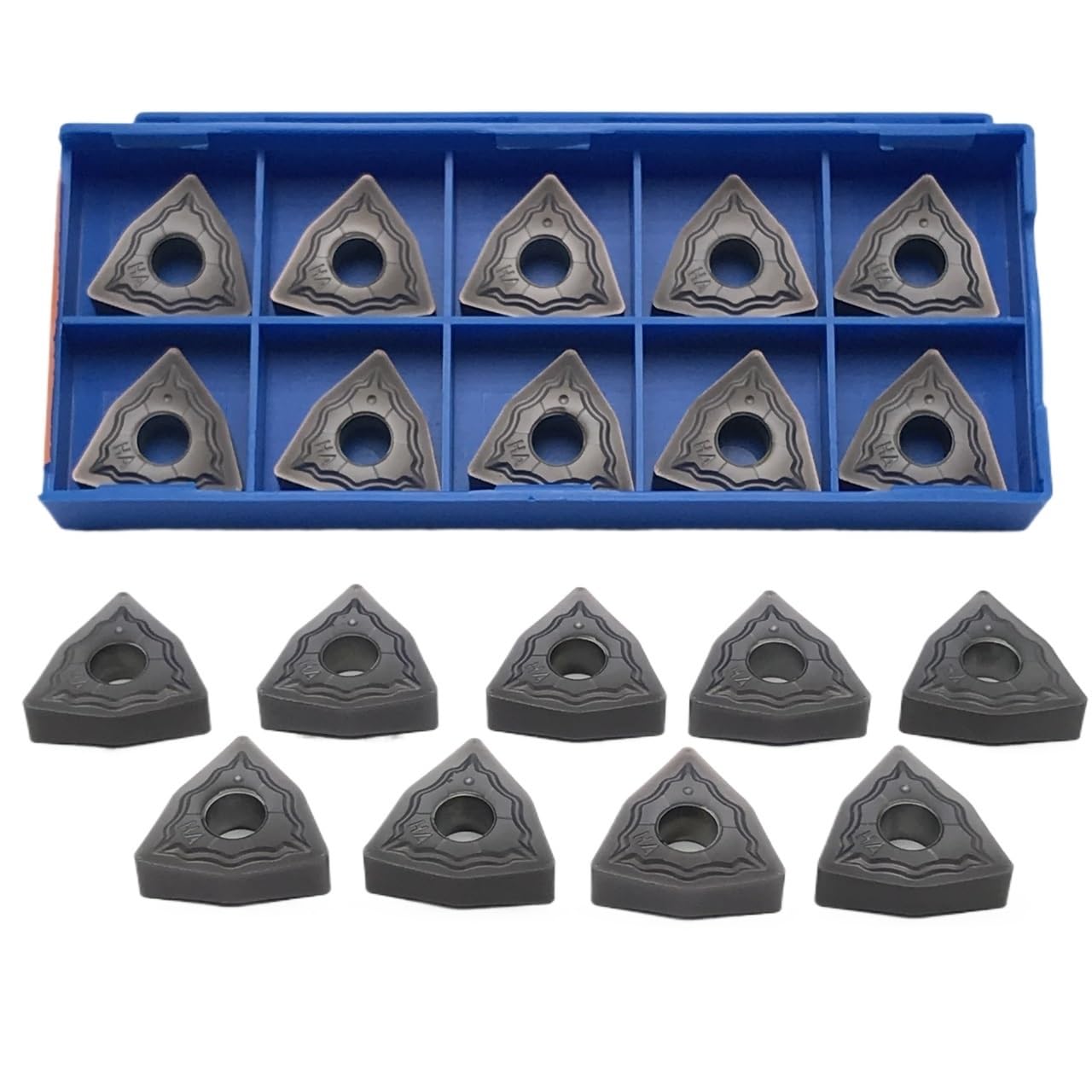 WNMG080404 WNMG080408 HA PC9030 Carbide Insert Lathe Tool External Turning Tool Cutting Tool CNC Turning Insert Steel Processing 10pcs(WNMG080404 HA PC9030)