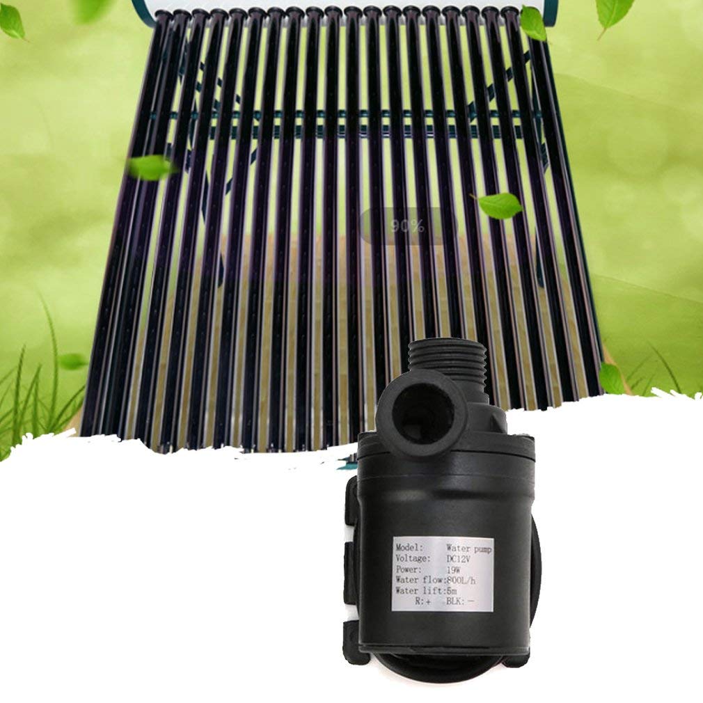 Piccola pompa sommergibile regolabile Mini DC12/24V 800L/H Motore Brushless Pompa Sommergibile for Acqua Pompe Elettriche Resistenti al Calore(12V)