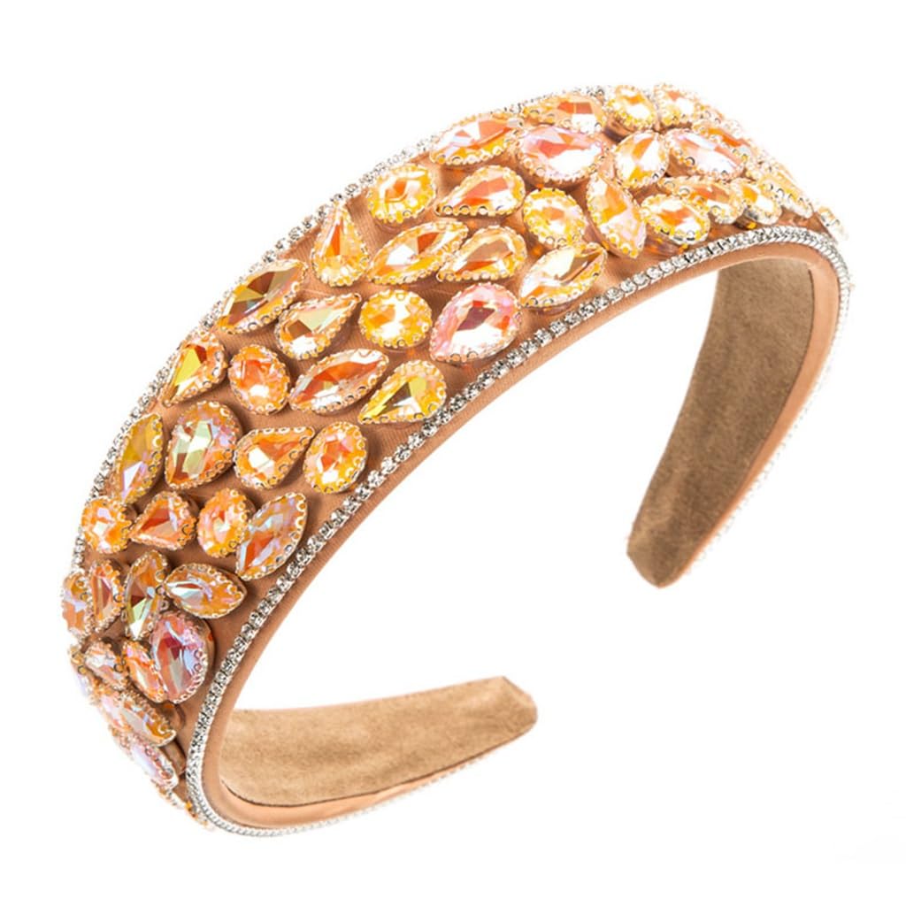 Bandes de cheveux de forage baroques robustes JFDBGU serre-tête strass pour femmes