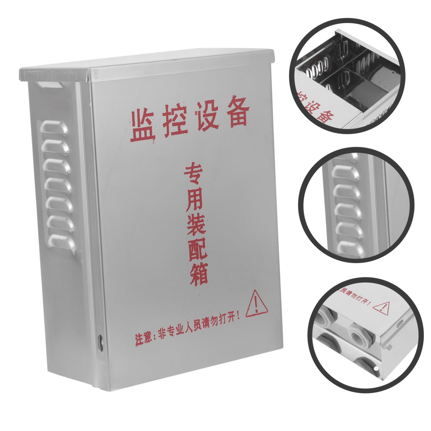 Operitacx Scatola Di Distribuzione Impermeabile Da 4 Pezzi Scatole Elettriche Da Esterno Scatole Elettriche Da Parete Scatola Di Giunzione In Acciaio Inossidabile Argento
