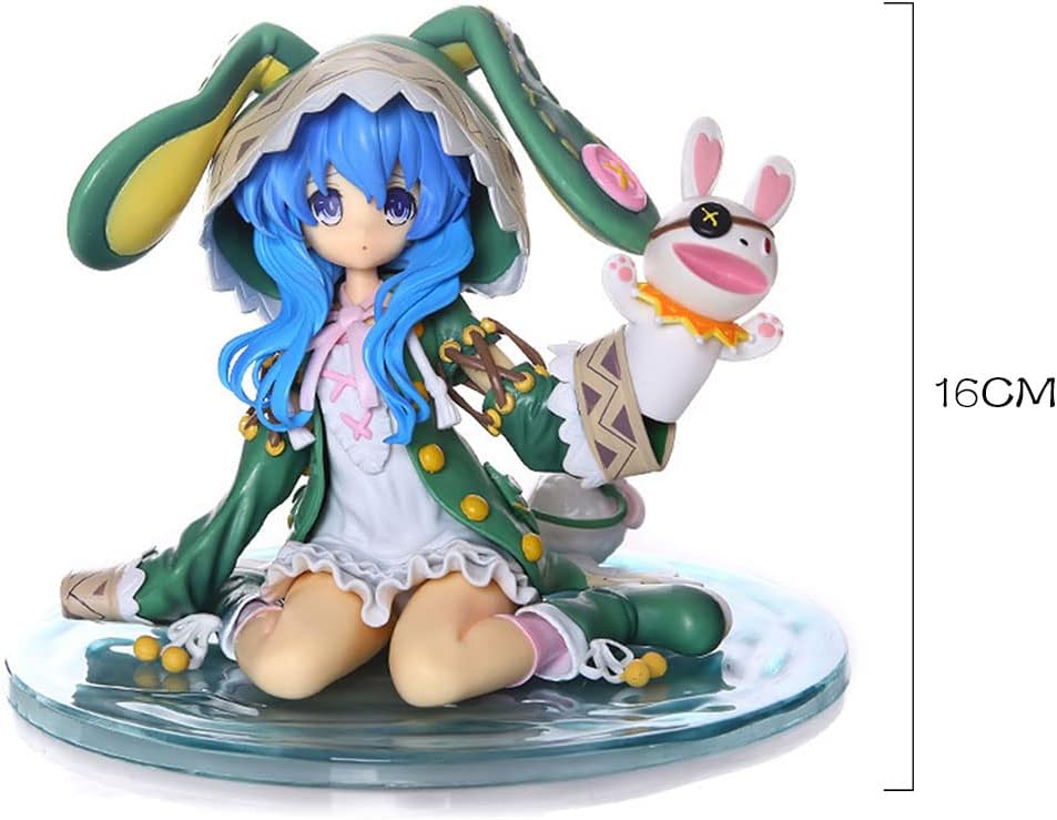 LUNK Himekawa Yoshino Figure Sitting Himekawa Yoshino Figurine Cute Bunny Girl Action Figures Manga Statue PVC Model Collectible 6.3in