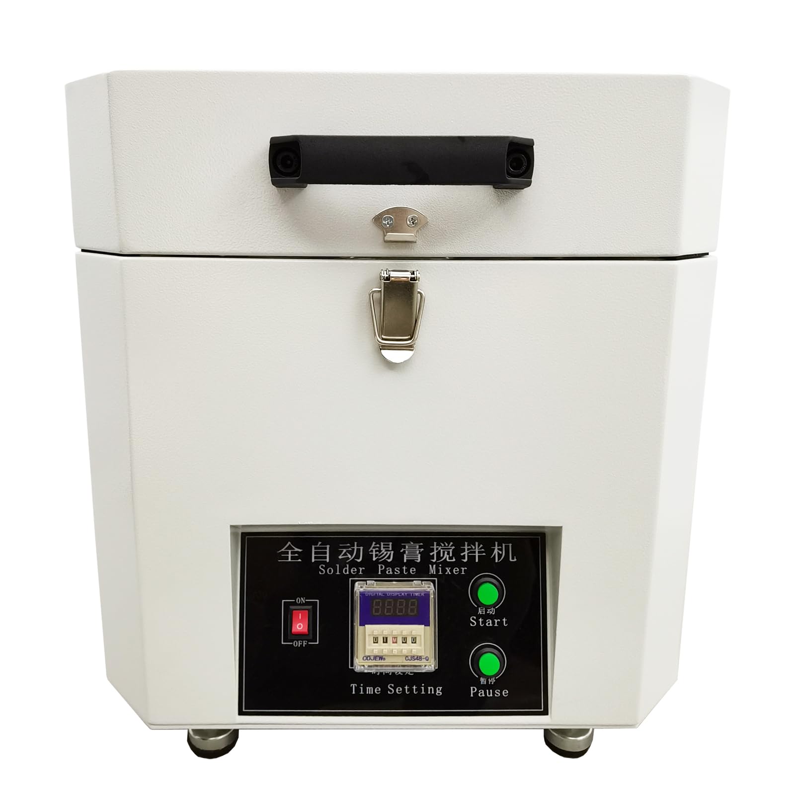 HayWHNKN Solder Paste Automatic Paste Mixer Sloder Paste Mixing Tin Paste Blender Tin Cream Mixer Softening Equipment with LED Digital 110V