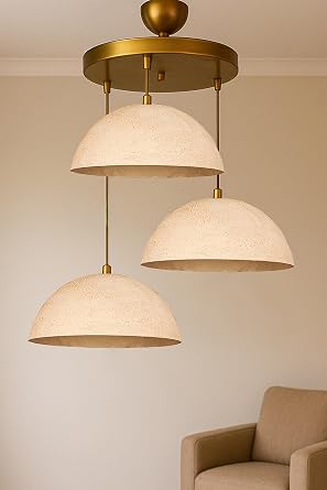 Areon Handmade Karbon Beton Avize | Salon Avize Modelleri | E27 3 l  Sark t | Modern Tasar m [Enerji S n f  A]