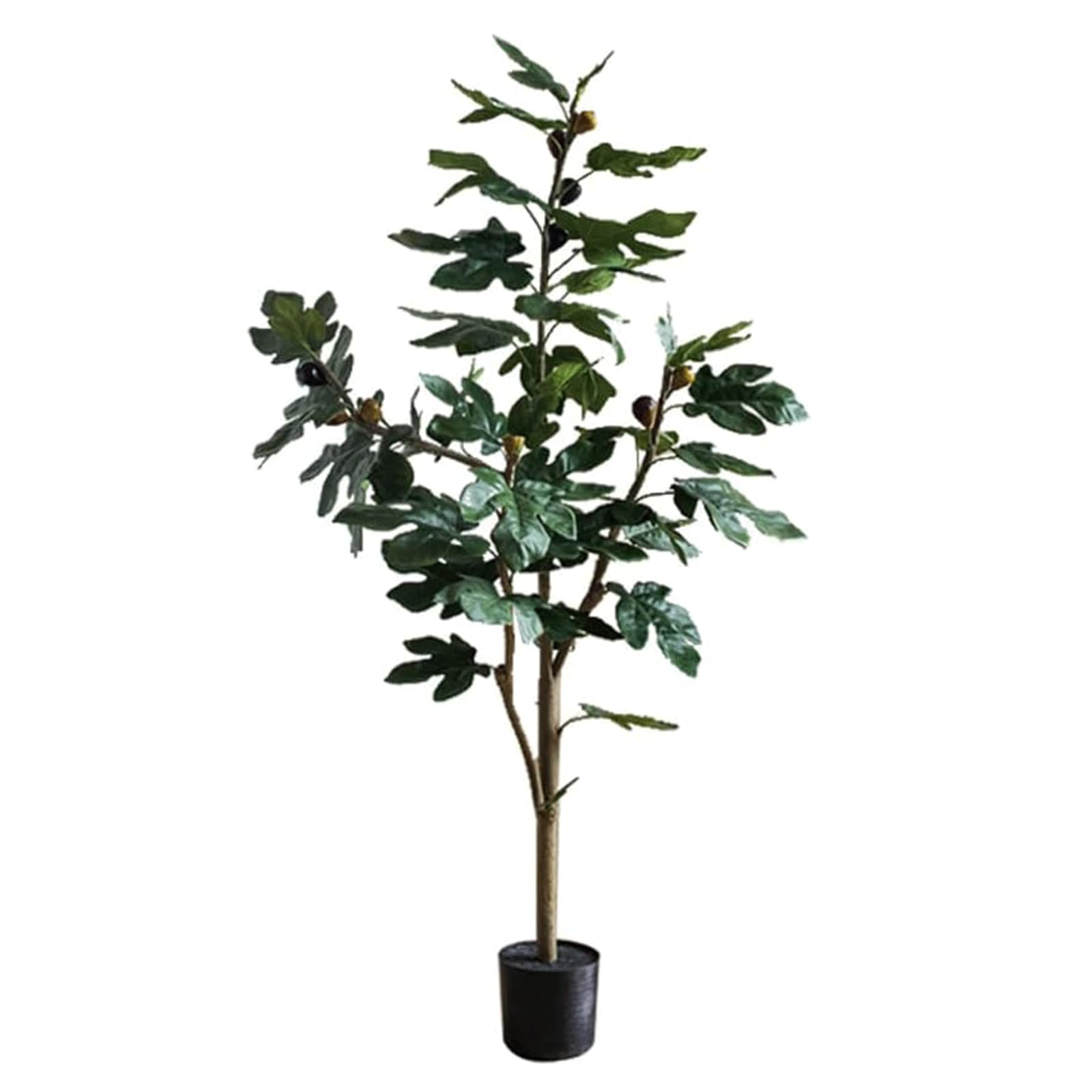 AYCDL Artificial Trees Artificial Trees Simulated Fig Tree 4 Ft Fake Tree Realistic And Natural Faux Tree For Indoor Outdoor Artificial Plant Decor fine Decor