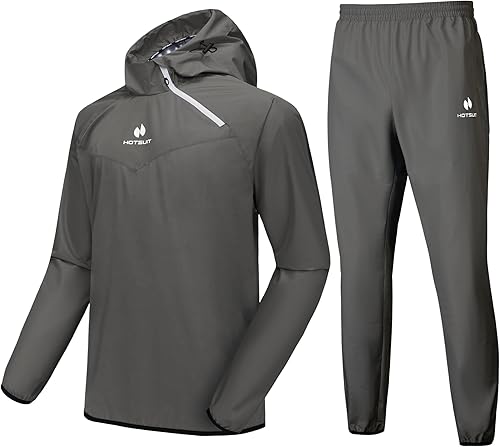 Miniatura 63 de HOTSUIT Sauna Suit for Men Sweat Sauna Jacket Pant Gym Workout Sweat Suits