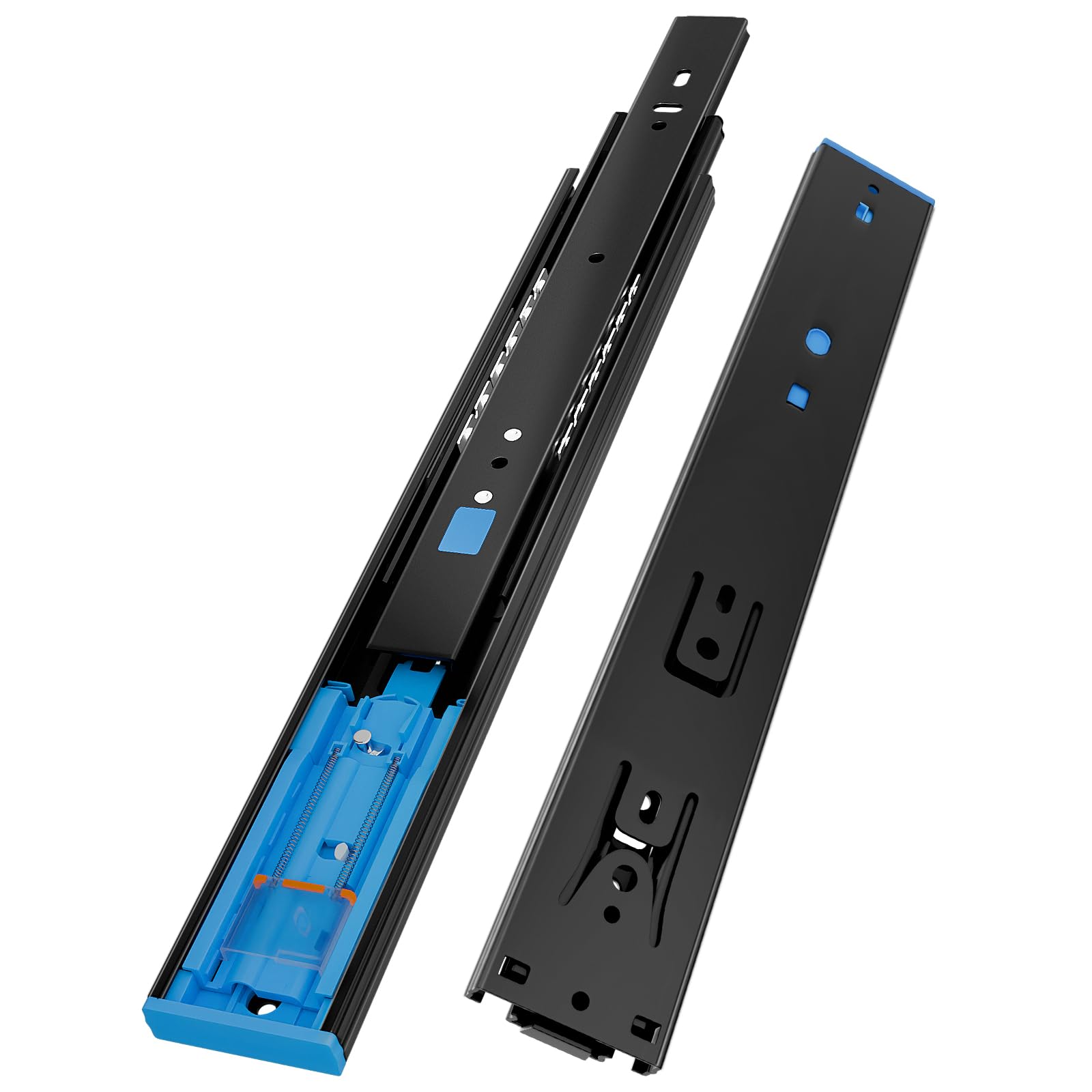 AOLISHENG Soft Close Push to Open Drawer Runners 1 Pair 400mm — image 1