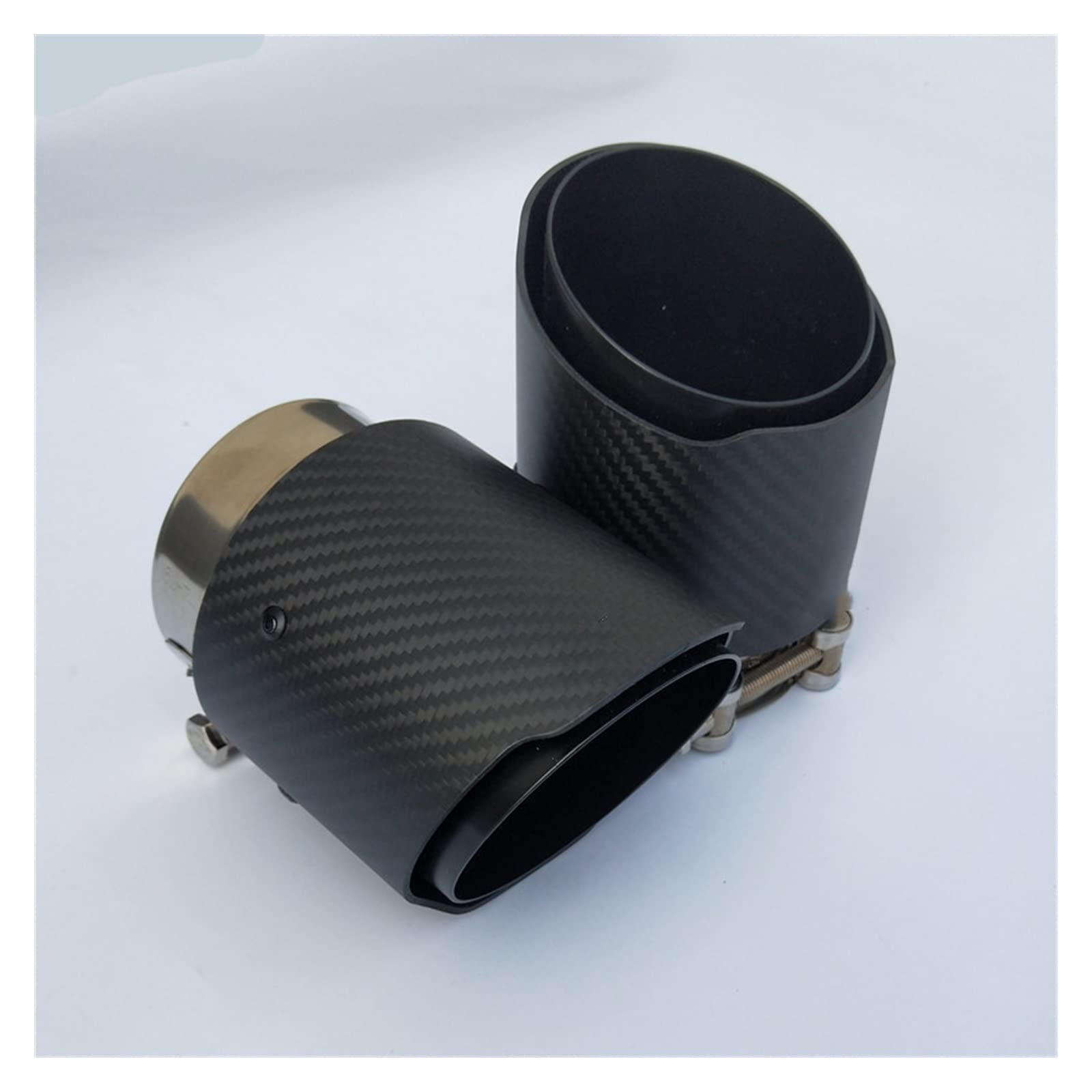 Carbon Fiber Uitlaatpijp 80mm Inlaat 101mm Uitlaat Voor CX5 CX4 Met 76mm Originele Uitlaat Eenvoudige Zonder Lassen Modern Mat Zwart Design