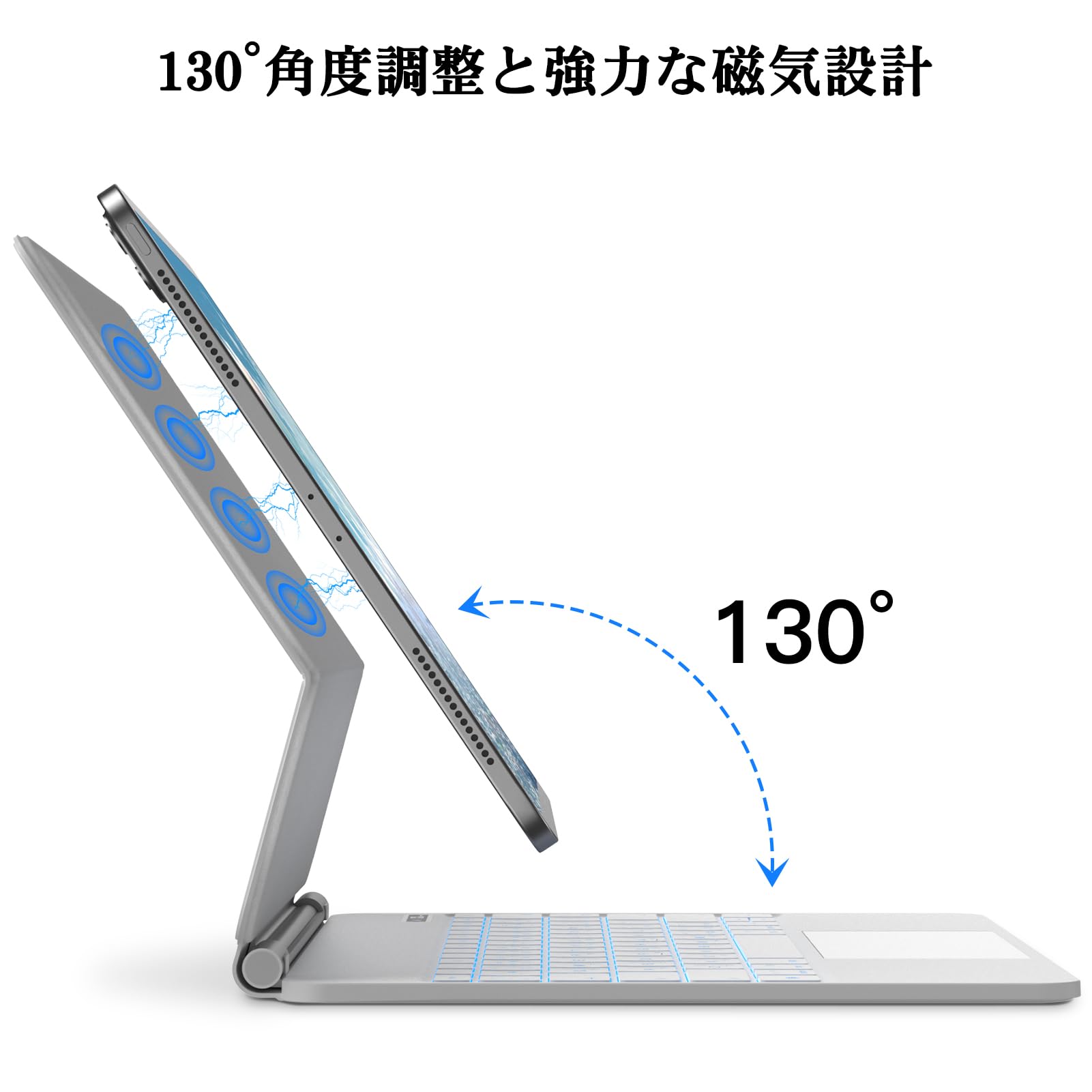 Amazon.co.jp: マジックキーボード GOOJODOQ iPad Pro 12.9インチ 