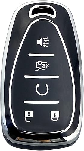 Miniatura 12 de Funda para Llavero Compatible con Chevy Camaro Cruze Equinox Malibu Traverse Blazer Volt Bolt Sonic Trax